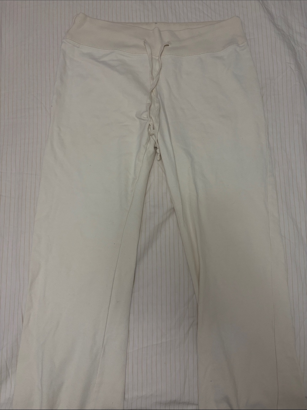 Women’s White Brandy Melville Drawstring Lounge Pants